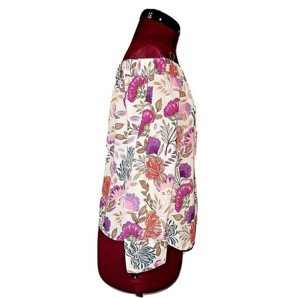 INC International Concepts Womens Top Size Petite Petite Multicolor Flor… - Picture 4 of 6